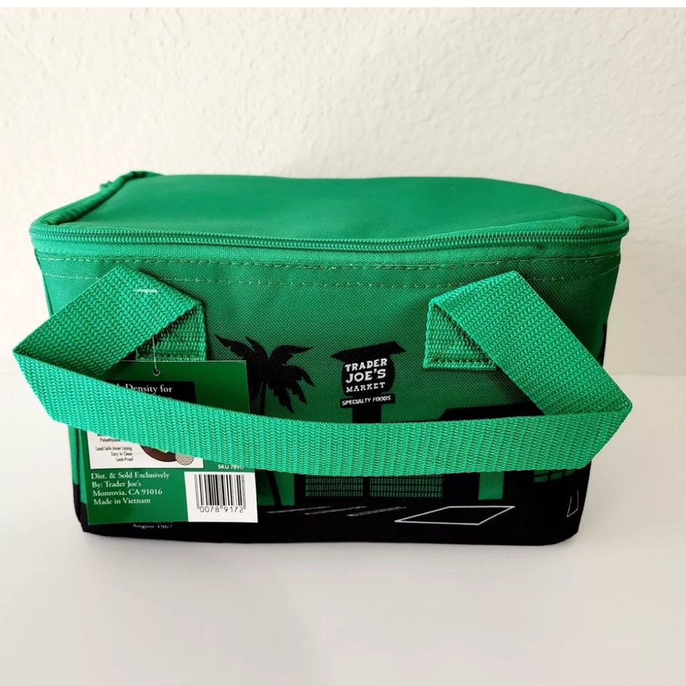 Green Insulated Lunch Bag